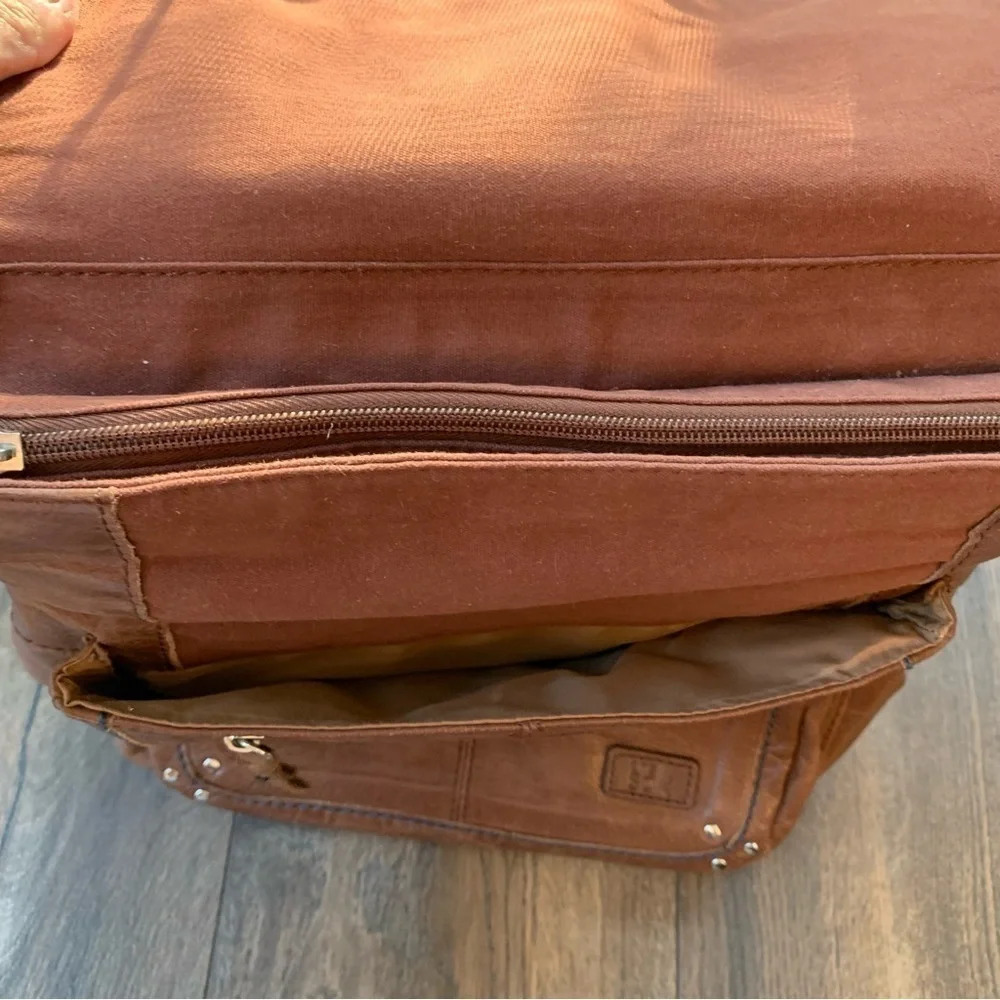 The Sak Ventura Convertible Backpack Shoulder Crossbody Bag Brown Leather